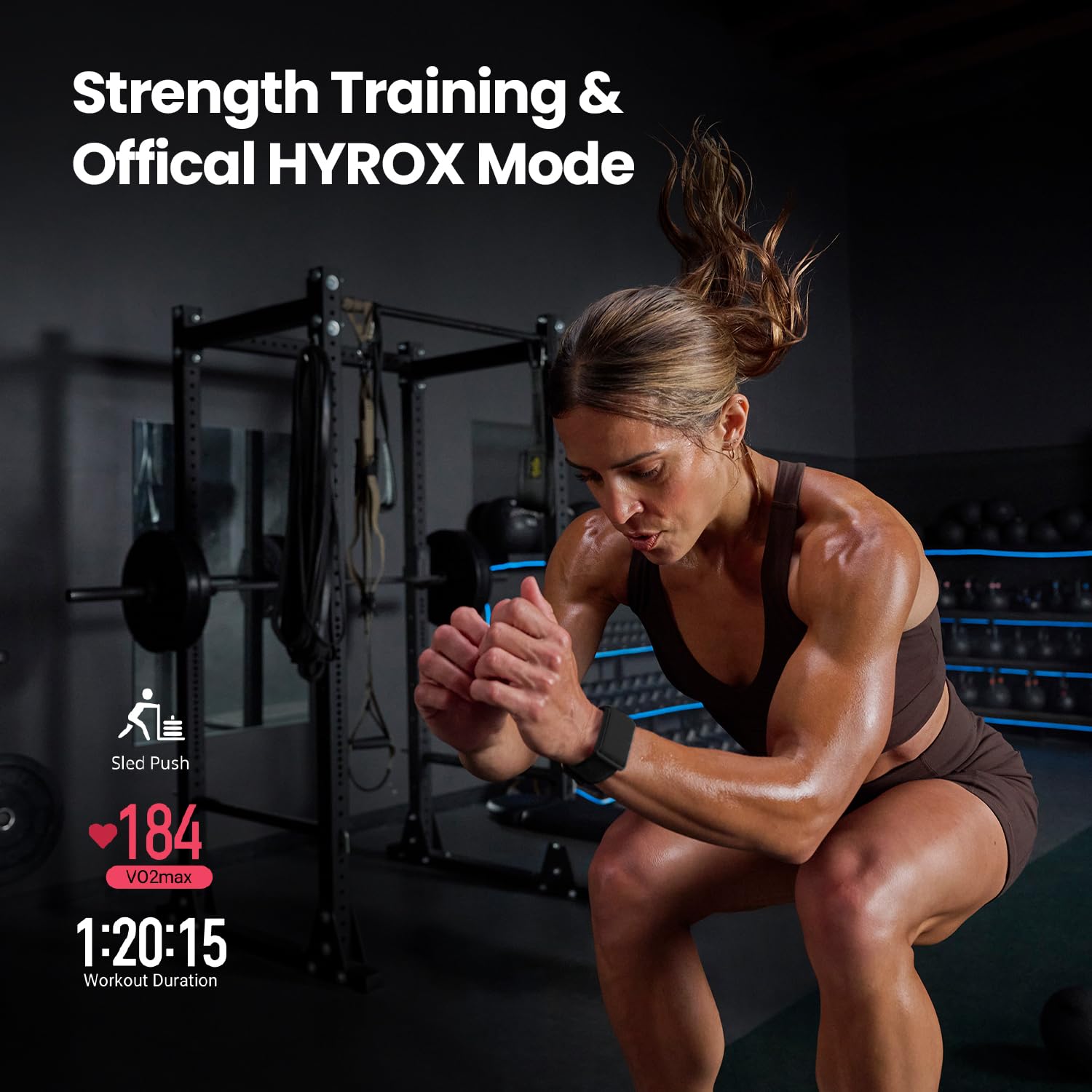 Amazfit Helio Strap Fitness Tracker Wristband (includes 2-year subscription)